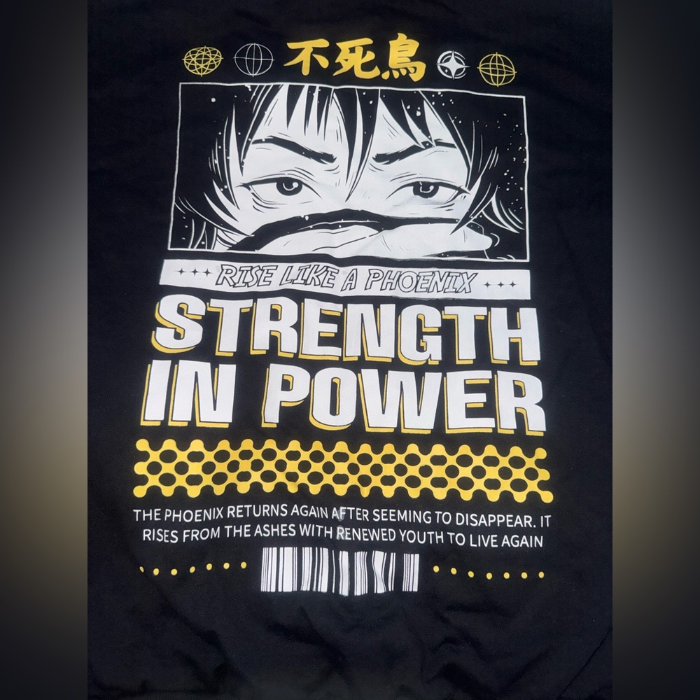Women's Strength in Power Graphic Hoodie Sweatshirt - Picture 7 of 12